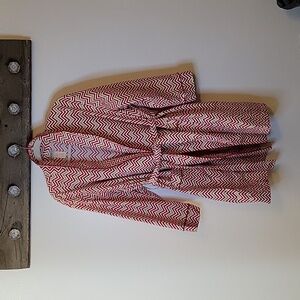 BedHead Chevron stripped Robe SZ LG/XL